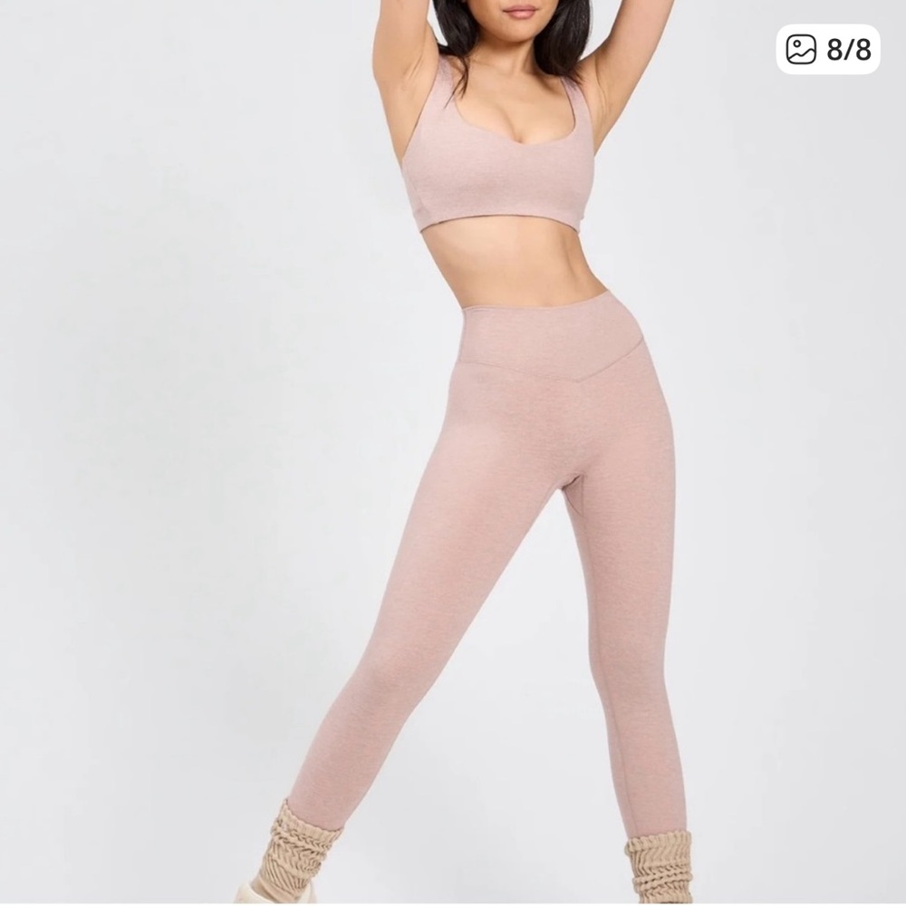 2 Piece Set ! BuffBunny Blush Pink Dream Heather